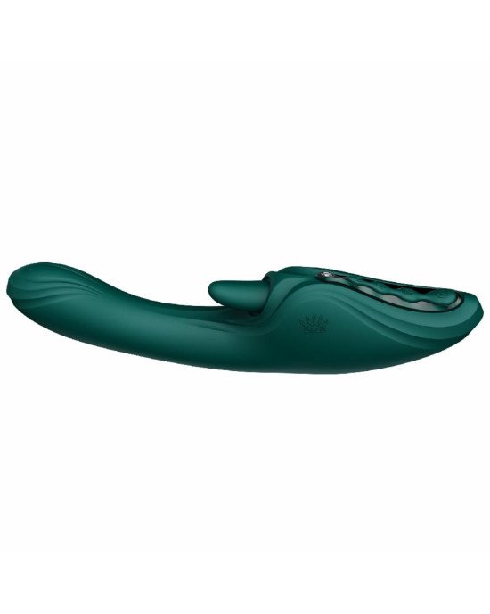 Вібратор-кролик Zalo Ares Turquoise Green