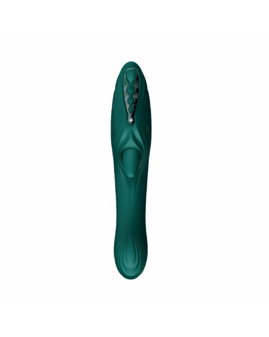 Вібратор-кролик Zalo Ares Turquoise Green