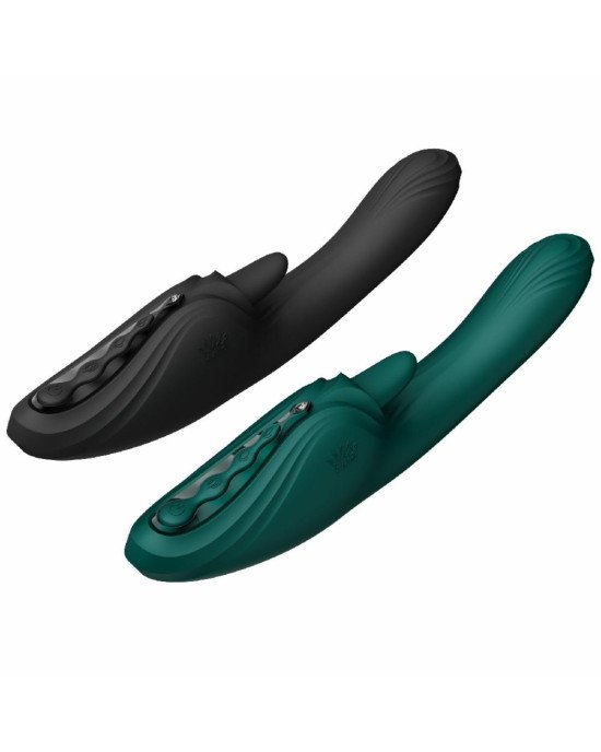 Вібратор-кролик Zalo Ares Turquoise Green