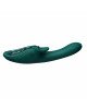 Вібратор-кролик Zalo Ares Turquoise Green