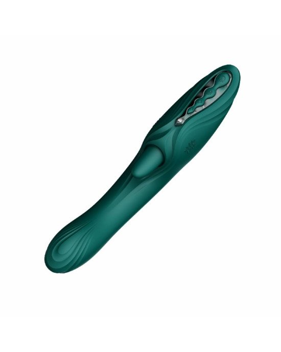Вібратор-кролик Zalo Ares Turquoise Green