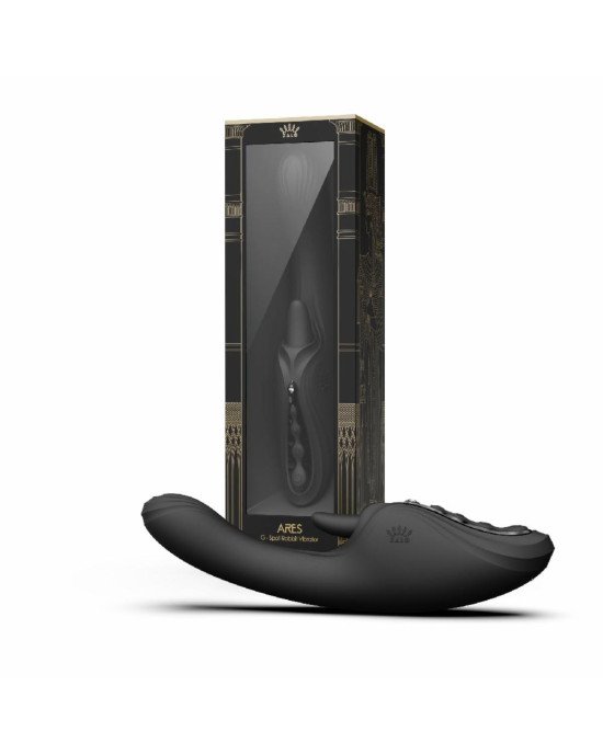 Вібратор-кролик Zalo Ares Obsidian Black