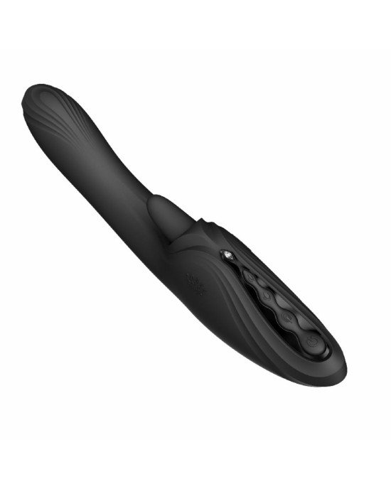 Вібратор-кролик Zalo Ares Obsidian Black