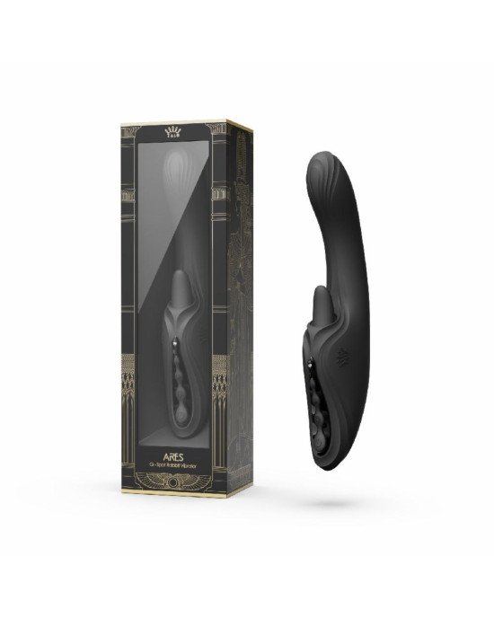 Вібратор-кролик Zalo Ares Obsidian Black