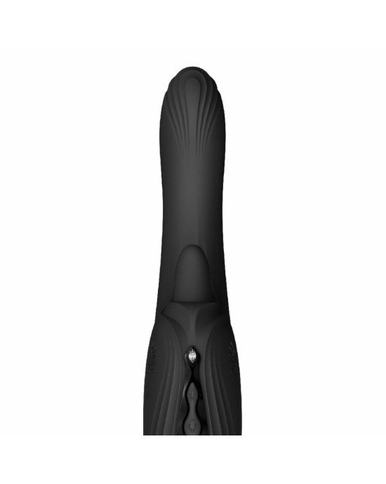 Вібратор-кролик Zalo Ares Obsidian Black