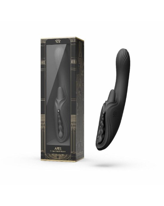 Вібратор-кролик Zalo Ares Obsidian Black