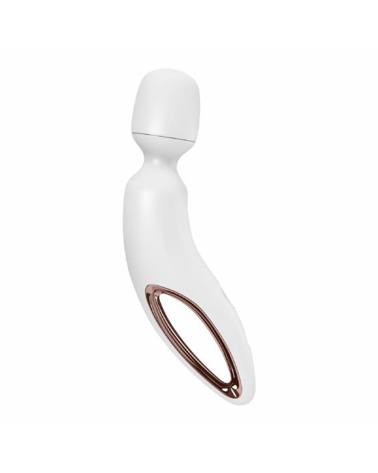 Вібромасажер Satisfyer Wand-erland (White/Rosegold) Вібромасажер Satisfyer Wand-erland (White/Rosegold)