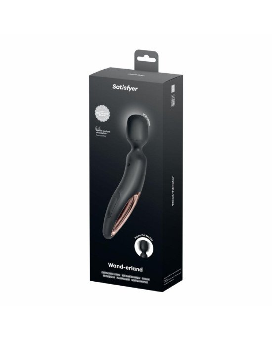 Вібромасажер Satisfyer Wand-erland (Black/Rosegold) Вібромасажер Satisfyer Wand-erland (Black/Rosegold)