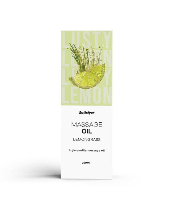 Масажна олія Satisfyer Massage Oil Lemongrass 250 мл Масажна олія Satisfyer Massage Oil Lemongrass 250 мл