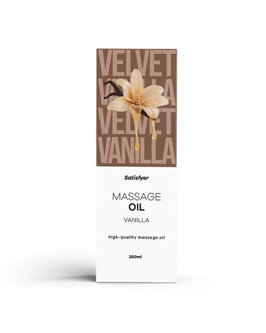 Масажна олія Satisfyer Massage Oil Vanilla 250 мл Масажна олія Satisfyer Massage Oil Vanilla 250 мл