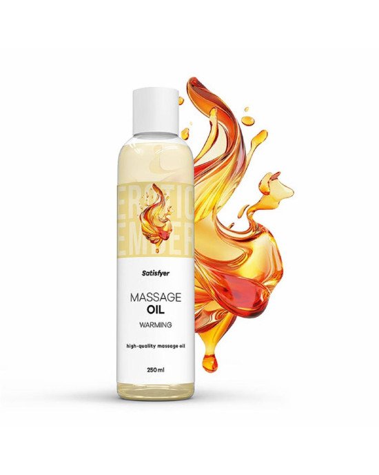 Масажна олія Satisfyer Massage Oil Warming 250 мл Масажна олія Satisfyer Massage Oil Warming 250 мл