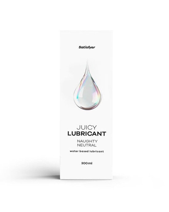 Лубрикант на водній основі Satisfyer Juicy Lubricant Naughty Neutral water based 300 мл Лубрикант на водній основі Satisfyer Juicy Lubricant Naughty Neutral water based 300 мл