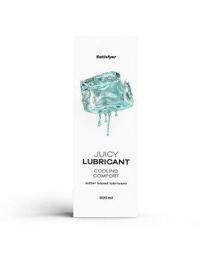 Лубрикант на водній основі Satisfyer Juicy Lubricant Cooling Comfort water based 300 мл