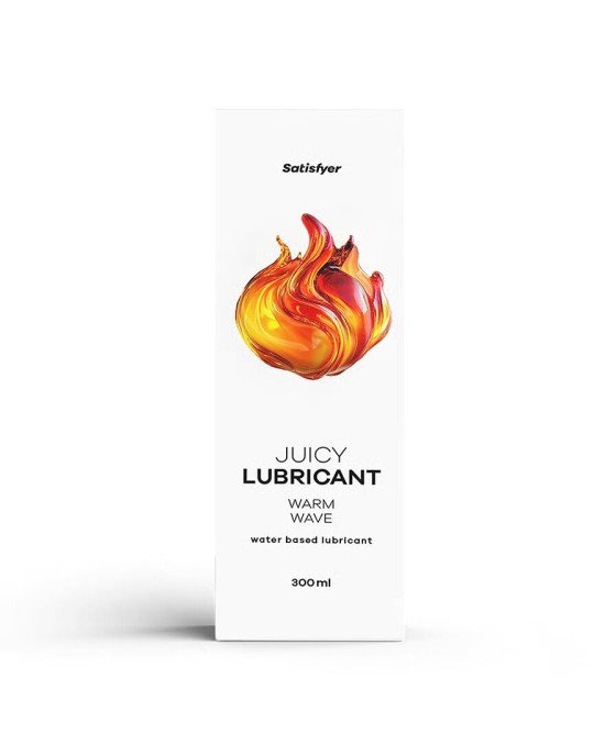 Лубрикант на водній основі Satisfyer Juicy Lubricant Warm Wave water based 300 мл Лубрикант на водній основі Satisfyer Juicy Lubricant Warm Wave water based 300 мл