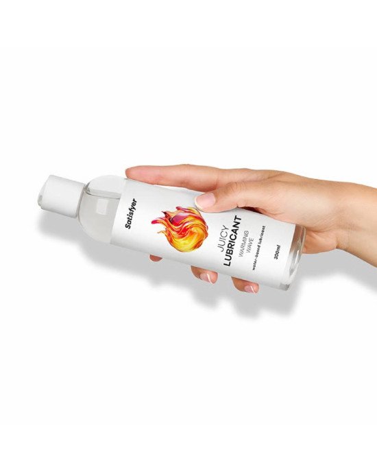 Лубрикант на водній основі Satisfyer Juicy Lubricant Warm Wave water based 300 мл Лубрикант на водній основі Satisfyer Juicy Lubricant Warm Wave water based 300 мл
