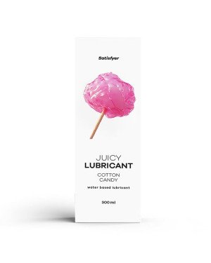 Лубрикант на водній основі Satisfyer Juicy Lubricant Cotton Candy water based 300 мл