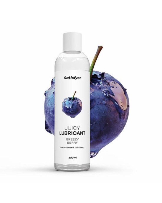 Лубрикант на водній основі Satisfyer Juicy Lubricant Breezy Berry water based 300 мл Лубрикант на водній основі Satisfyer Juicy Lubricant Breezy Berry water based 300 мл