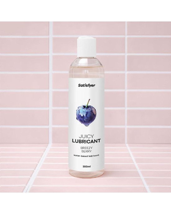 Лубрикант на водній основі Satisfyer Juicy Lubricant Breezy Berry water based 300 мл Лубрикант на водній основі Satisfyer Juicy Lubricant Breezy Berry water based 300 мл
