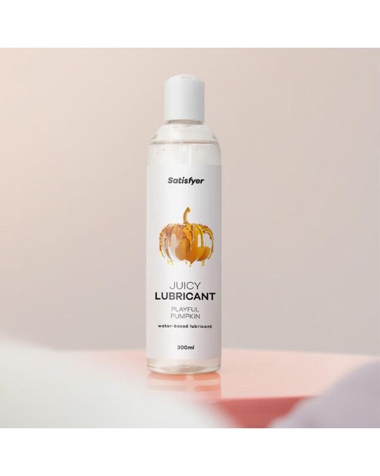 Лубрикант на водній основі Satisfyer Juicy Lubricant Playful Pumpkin water based 300 мл Лубрикант на водній основі Satisfyer Juicy Lubricant Playful Pumpkin water based 300 мл