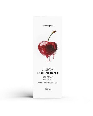 Лубрикант на водній основі Satisfyer Juicy Lubricant Cheeky Cherry water based 300 мл