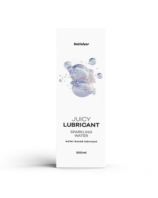 Лубрикант на водній основі Satisfyer Juicy Lubricant Sparkling Water water based 300 мл Лубрикант на водній основі Satisfyer Juicy Lubricant Sparkling Water water based 300 мл
