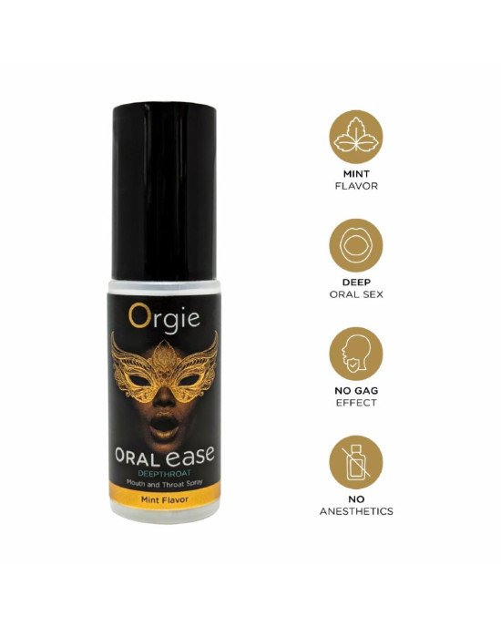 Спрей для мінету Orgie - Oral Ease (15 мл) Спрей для мінету Orgie - Oral Ease (15 мл)