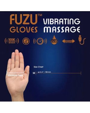 Віброрукавичка (ліва) FUZU Gloves Vibrating Massage Left Hand, 11 режимів