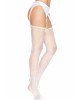 Панчохи Leg Avenue Daisy Dot Fishnet Stockings One Size White Панчохи Leg Avenue Daisy Dot Fishnet Stockings One Size White