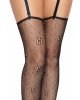 Панчохи Leg Avenue Daisy Dot Fishnet Stockings One Size Black Панчохи Leg Avenue Daisy Dot Fishnet Stockings One Size Black