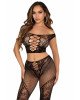 Комплект Leg Avenue Off Shoulder Crop Top and Legging One Size Комплект Leg Avenue Off Shoulder Crop Top and Legging One Size