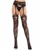 Колготки Leg Avenue Net Stockings with Attached Garter Belt One Size Black Колготки Leg Avenue Net Stockings with Attached Garter Belt One Size Black