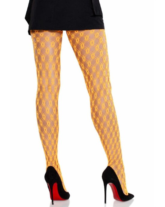 Колготки Leg Avenue Eyelet Net Tights Neon Orange One Size Колготки Leg Avenue Eyelet Net Tights Neon Orange One Size