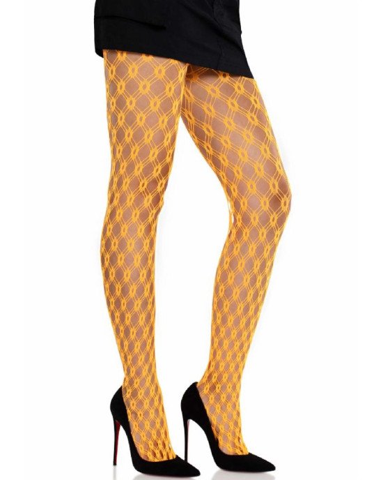 Колготки Leg Avenue Eyelet Net Tights Neon Orange One Size Колготки Leg Avenue Eyelet Net Tights Neon Orange One Size