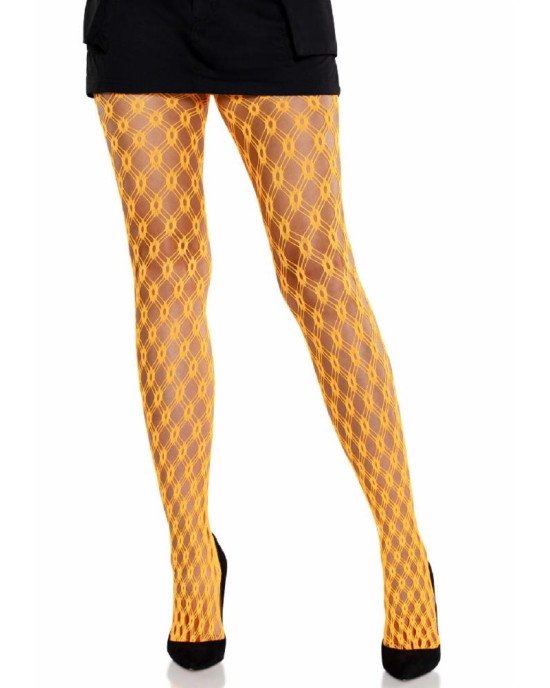 Колготки Leg Avenue Eyelet Net Tights Neon Orange One Size Колготки Leg Avenue Eyelet Net Tights Neon Orange One Size