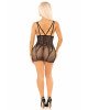 Бодістокінг Leg Avenue Heart Net Mini Dress One Size Black Бодістокінг Leg Avenue Heart Net Mini Dress One Size Black