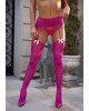 Колготки-панчохи Leg Avenue Heart Garterbelt Stockings One Size Magenta Колготки-панчохи Leg Avenue Heart Garterbelt Stockings One Size Magenta