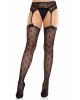 Колготки-панчохи Leg Avenue Heart Garterbelt Stockings One Size Black Колготки-панчохи Leg Avenue Heart Garterbelt Stockings One Size Black