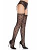 Колготки-панчохи Leg Avenue Heart Garterbelt Stockings One Size Black Колготки-панчохи Leg Avenue Heart Garterbelt Stockings One Size Black