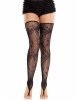 Панчохи Leg Avenue Floral Net Toe Loop Footless Thigh Highs One Size Панчохи Leg Avenue Floral Net Toe Loop Footless Thigh Highs One Size