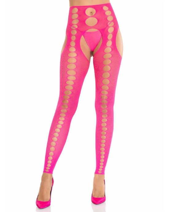 Колготки Leg Avenue Seamless Opaque Footless Suspender Hose One Size Neon Pink Колготки Leg Avenue Seamless Opaque Footless Suspender Hose One Size Neon Pink