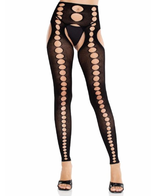 Колготки Leg Avenue Seamless Opaque Footless Suspender Hose One Size Black Колготки Leg Avenue Seamless Opaque Footless Suspender Hose One Size Black