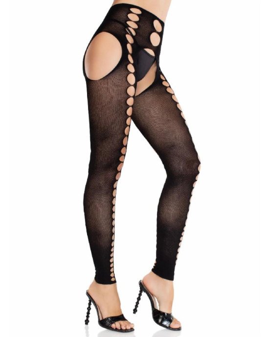 Колготки Leg Avenue Seamless Opaque Footless Suspender Hose One Size Black Колготки Leg Avenue Seamless Opaque Footless Suspender Hose One Size Black