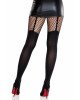 Колготки Leg Avenue Garter Illusion Tights with Net Detail One Size Black Колготки Leg Avenue Garter Illusion Tights with Net Detail One Size Black