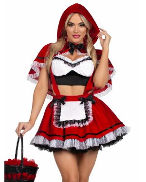 Костюм Червоної Шапочки Leg Avenue Flirty Miss Red Top and Skirt M