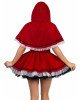 Костюм Червоної Шапочки Leg Avenue Flirty Miss Red Top and Skirt S Костюм Червоної Шапочки Leg Avenue Flirty Miss Red Top and Skirt S