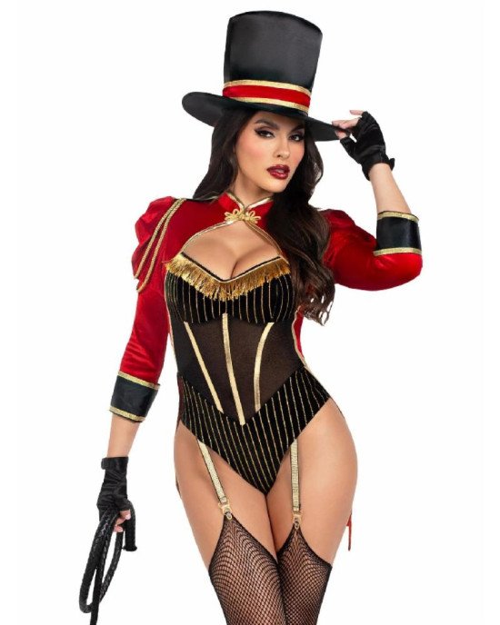 Костюм циркачки Leg Avenue Ravishing Ringmaster Bodysuit M Костюм циркачки Leg Avenue Ravishing Ringmaster Bodysuit M