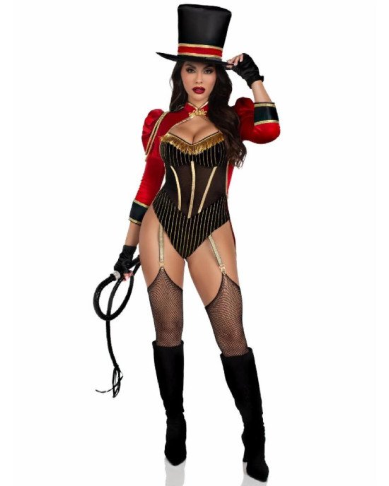 Костюм циркачки Leg Avenue Ravishing Ringmaster Bodysuit S Костюм циркачки Leg Avenue Ravishing Ringmaster Bodysuit S