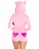 Комбінезон «Солодкий ведмедик» Leg Avenue Sweetheart Bear Velvet Romper XS