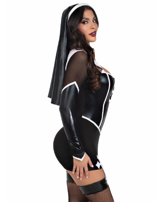 Костюм черниці Leg Avenue Holy Hottie Dress XS Костюм черниці Leg Avenue Holy Hottie Dress XS