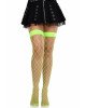 Панчохи у велику сітку Leg Avenue Fence Net Thigh Highs Neon Green, one size